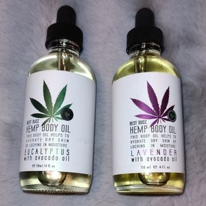 2 Hemp Body Oils 118ml